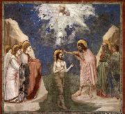 GIOTTO di Bondone Baptism of Christ oil painting reproduction